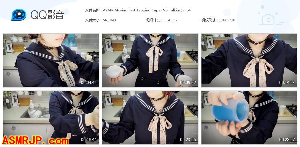 国外ASMR视频_PPOMO ASMR_移动快速敲击杯子-优选资源网