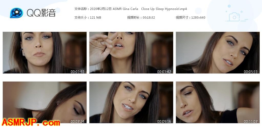 ASMR Gina Carla – 近距离睡眠催眠-优选资源网